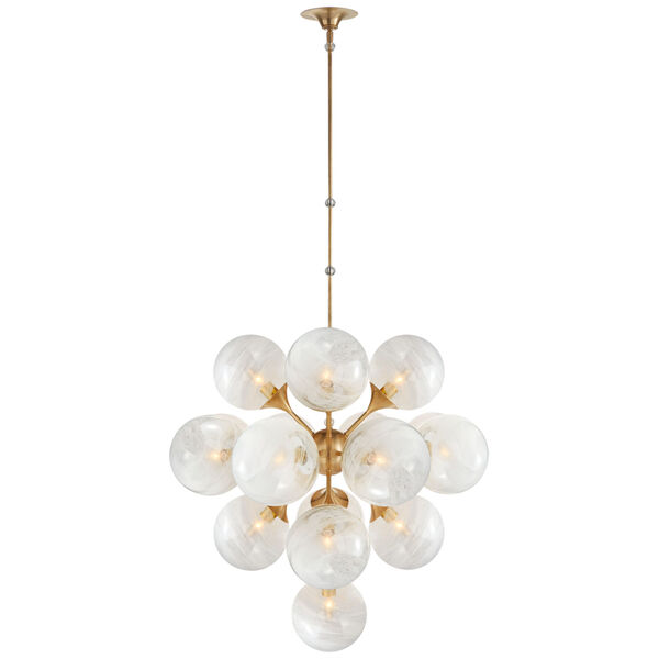 Cristol Tiered Chandelier by AERIN, image 1