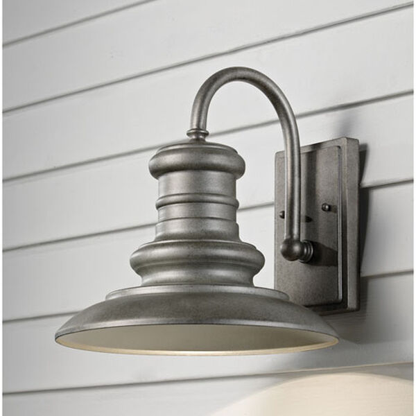 Beauport Silver 12-Inch LED Outdoor Wall Sconce, image 2