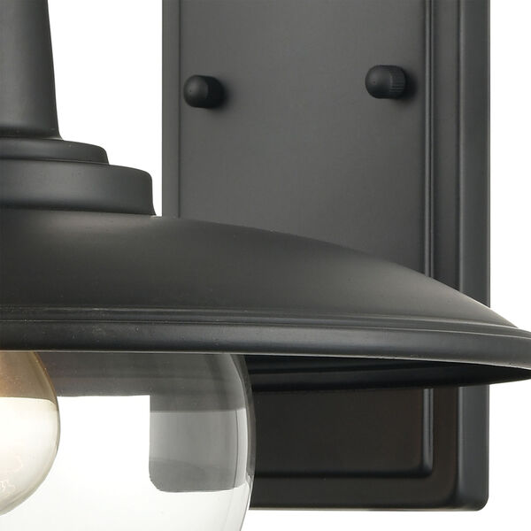 Jackson Matte Black 13-Inch One-Light Outdoor Wall Sconce, image 6