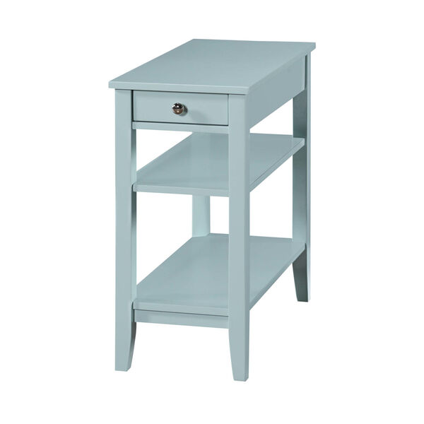 American Heritage Sea Foam End Table With Drawer, image 1