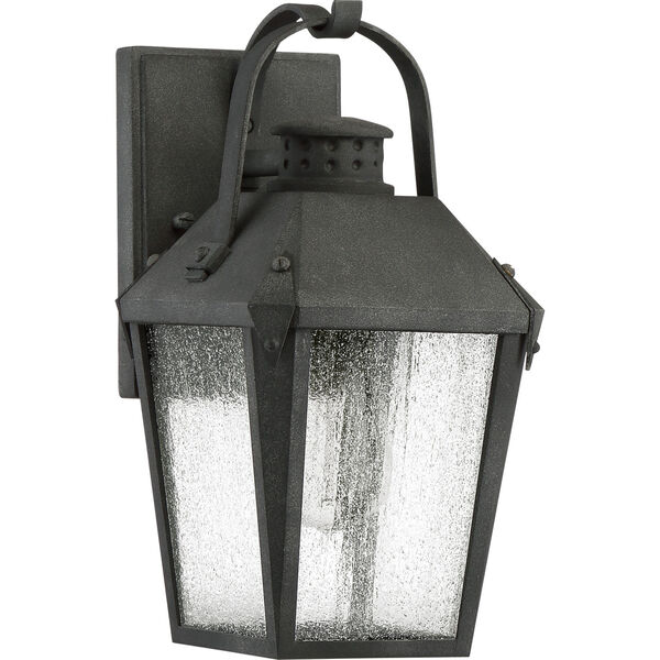 Carriage Mottled Black 6-Inch One-Light Outdoor Wall Lantern, image 2