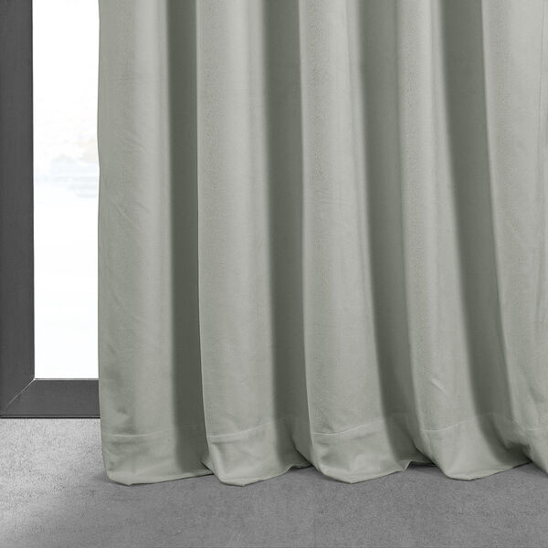 Reflection Gray Blackout Velvet Single Curtain Panel 50 x 108, image 15