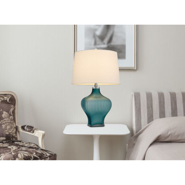 Payson Aqua One-Light Table Lamp, image 3