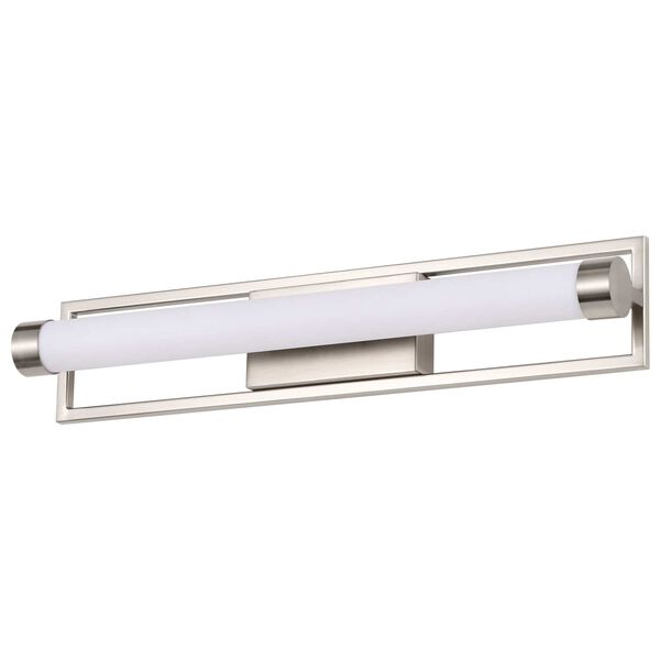 Canal Brushed Nickel 24-Inch Integrated LED Bath Strip, image 1