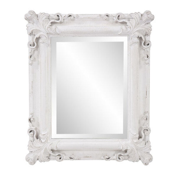 Edwin Weathered White Mirror, image 2