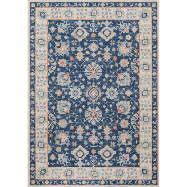Anatolia Oriental Navy Rectangular: 7 Ft. 9 In. x 9 Ft. 10 In. Rug, image 1