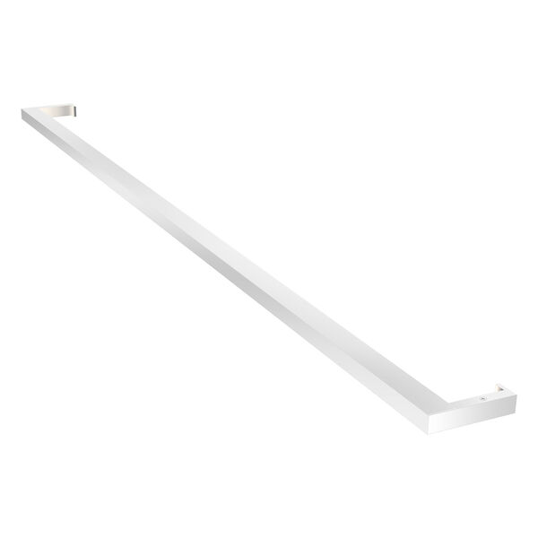 Thin-Line Bright Satin Aluminum LED 48-Inch Wall Bar, image 1