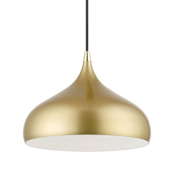 Amador Soft Gold with Polished Brass Accents One-Light Pendant, image 5