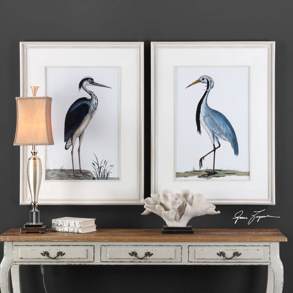 Shore Birds Framed Prints, Set of Two, image 1