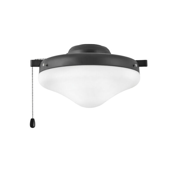 Matte Black Heirloom Glass LED Light Kit, image 1