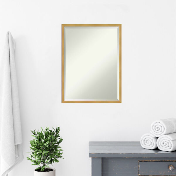 Gold 19W X 25H-Inch Bathroom Vanity Wall Mirror, image 6