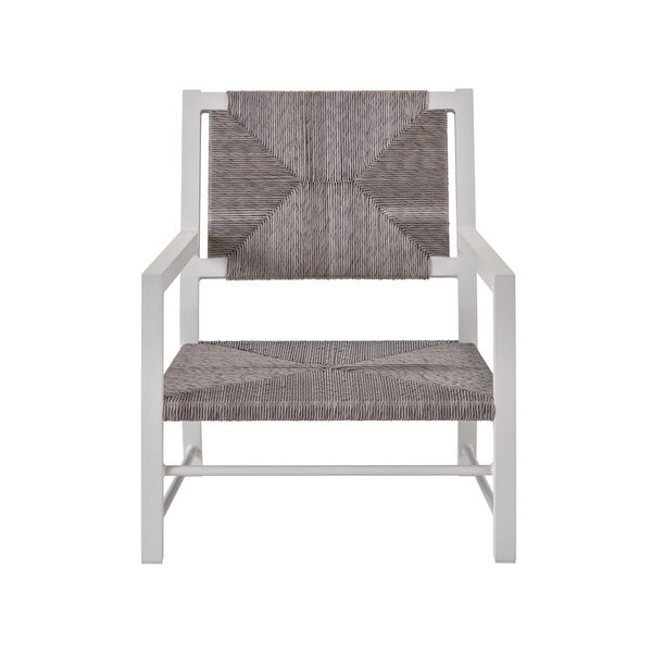 Tybee Chalk Greige Aluminum Wicker  Lounge Chair, image 4