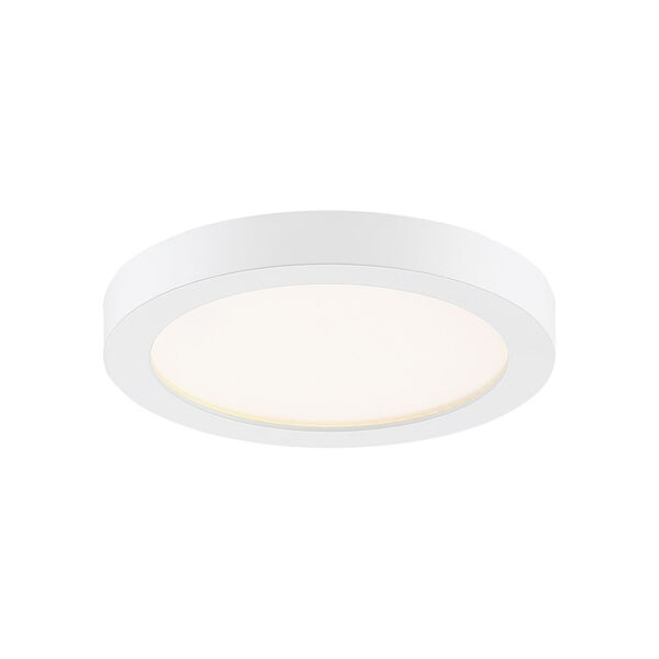 Outskirt White 8-Inch LED Flush Mount, image 2