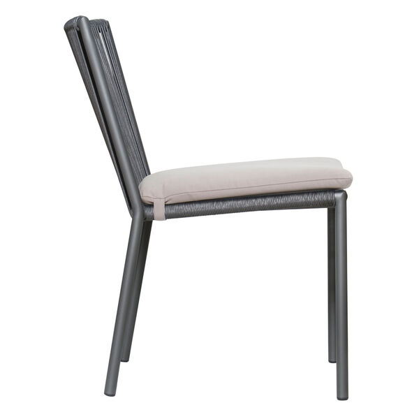 Archipelago Stockholm Dining Side Chair in Dark Gray, Set of Two, image 4