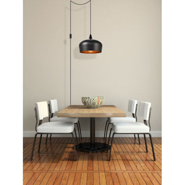 Nora 12-Inch One-Light Plug-In Pendant, image 2