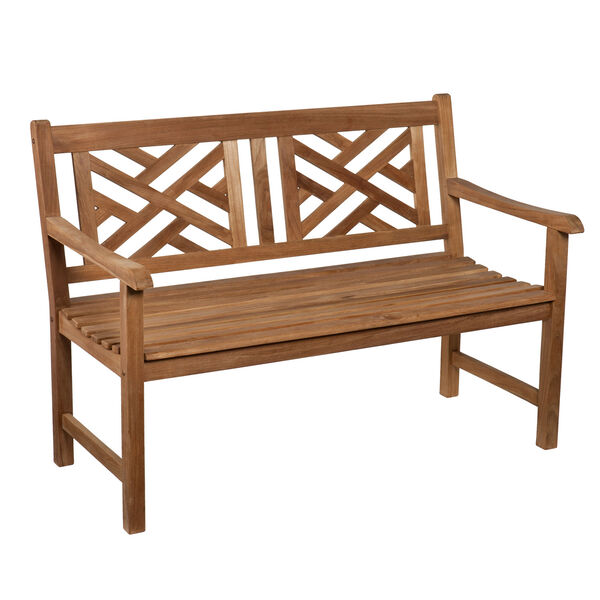 Russell Teak Chippendale 4-inch Bench, image 3