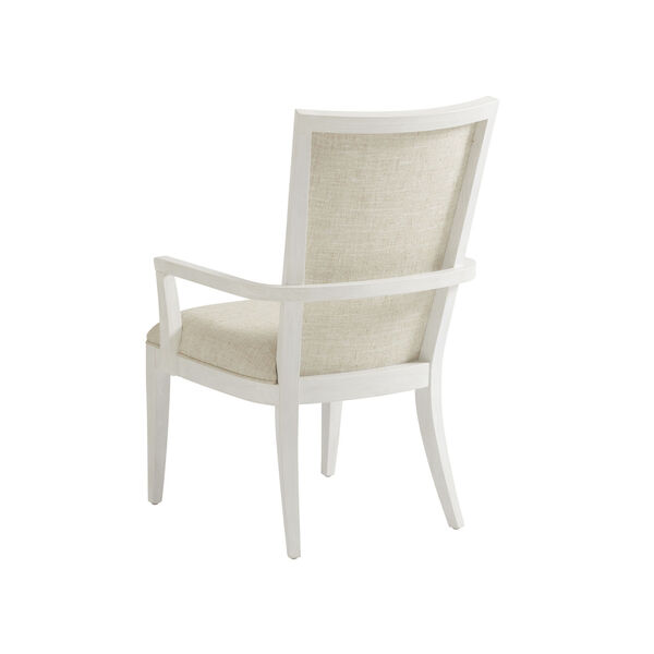 Ocean Breeze White Sea Winds Upholstered Arm Chair, image 3