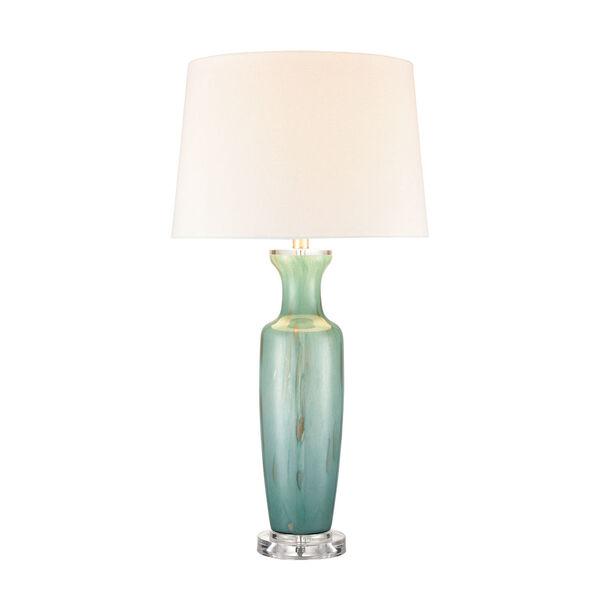 Abilene Green and Clear One-Light Table Lamp, image 1