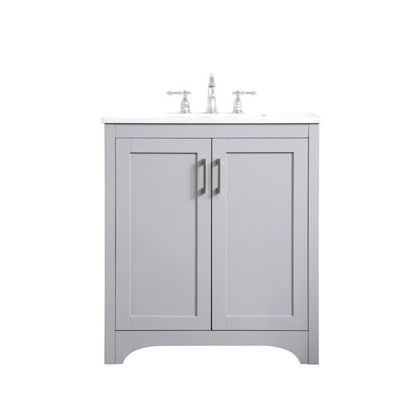 Moore Gray 30-Inch Vanity Sink Set, image 1
