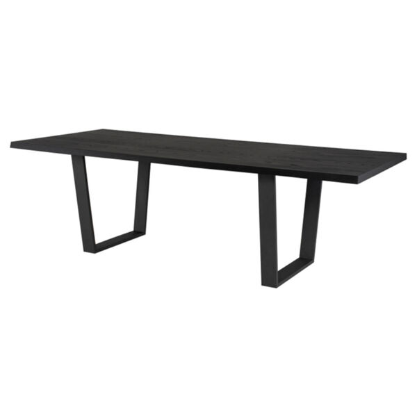 Versailles Onyx and Black 95-Inch Dining Table, image 1