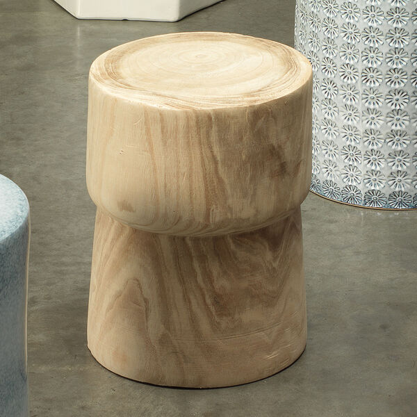 Yucca Natural Wood Side Table, image 5