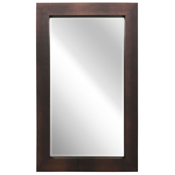 Shagreen Bronze 80 x 48-Inch Beveled Floor Mirror, image 2