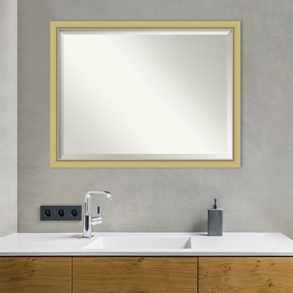 Landon Gold 43W X 33H-Inch Bathroom Vanity Wall Mirror, image 3