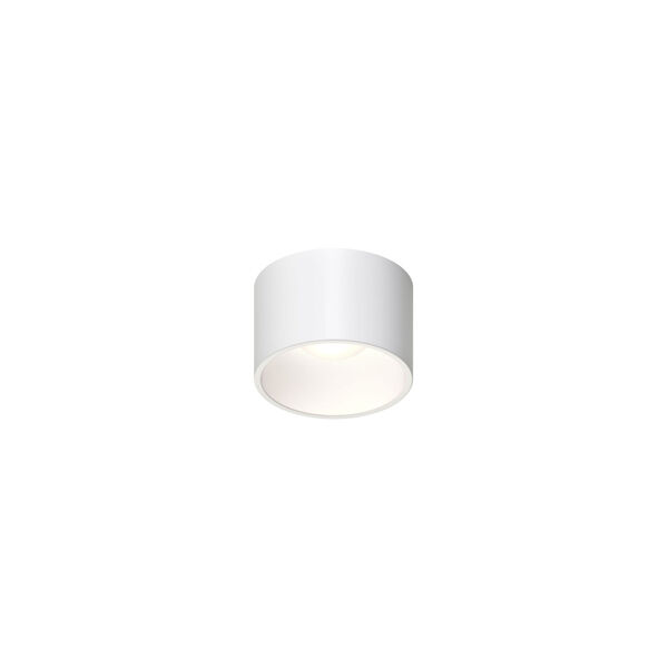 Ilios Satin White 6-Inch LED Flush Mount, image 1