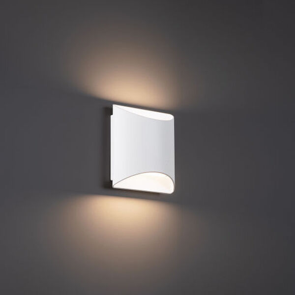 Duet White 2700 K Two-Light LED ADA Wall Sconce, image 6