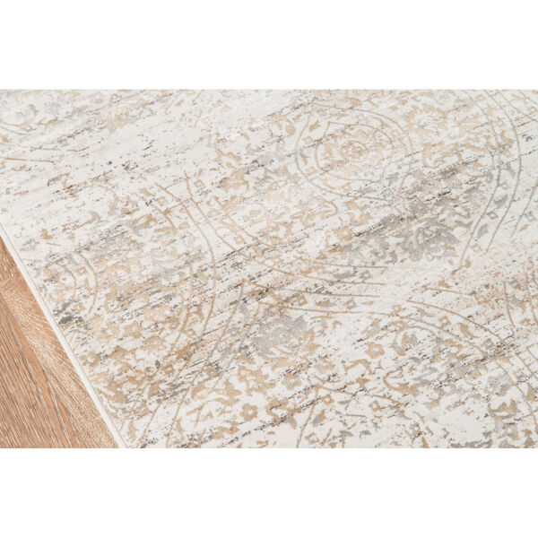 Juliet Ivory Distressed Rectangular: 3 Ft. 3 In. x 5 Ft. Rug, image 4