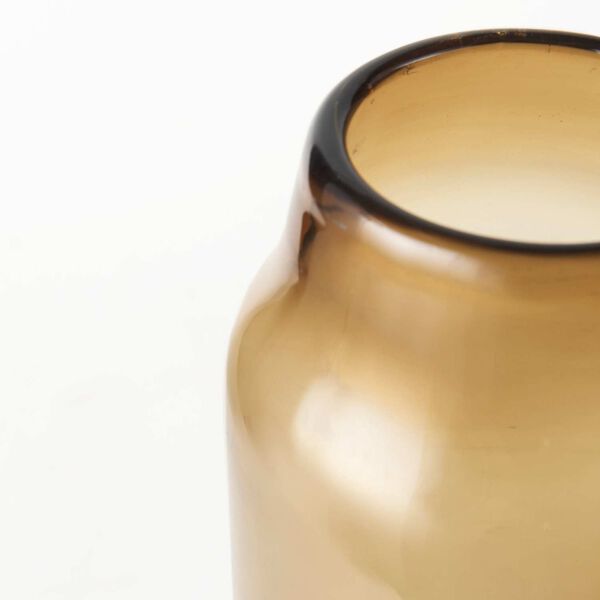 Amrita Golden Brown Five-Inch Glass Vase, image 5