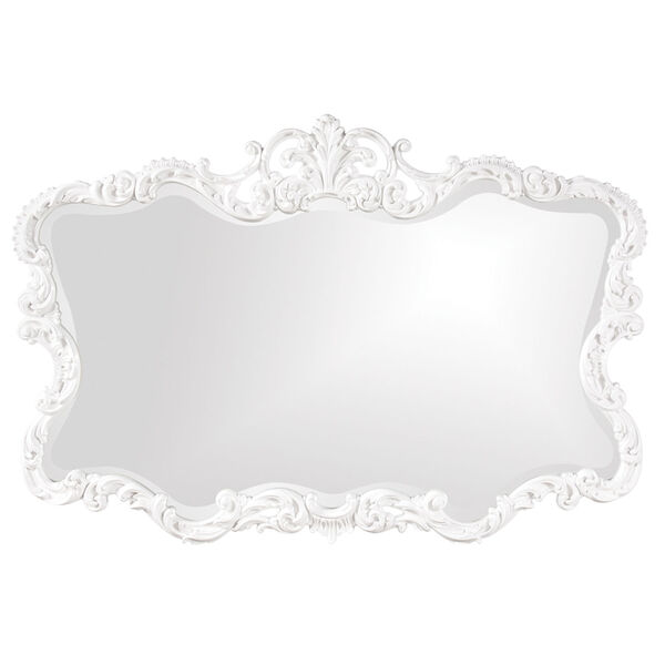 Talida White Rectangle Mirror, image 1