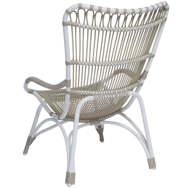Monet Dove White Outdoor Highback Lounge Chair, image 2