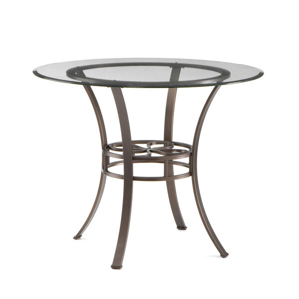Lucianna Brown Dining Table with Glass Top, image 5