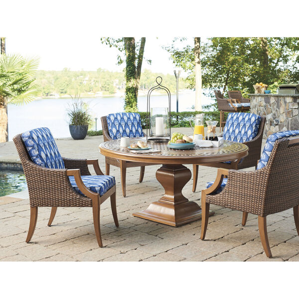 Harbor Isle Brown Round Dining Table, image 2
