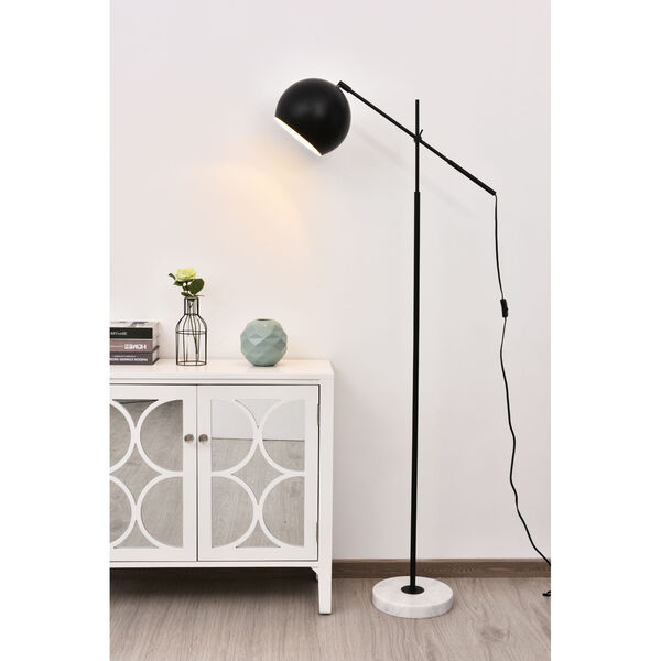 Aperture Black and White 11-Inch One-Light Floor Lamp, image 2