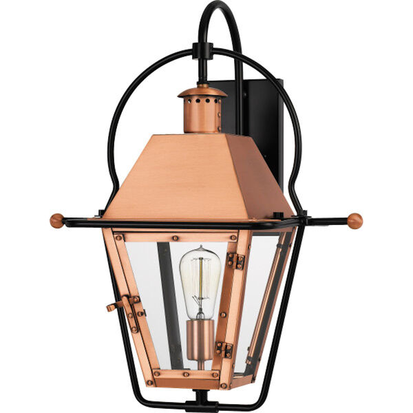 Rue De Royal Aged Copper One-Light Outdoor Wall Lantern, image 2