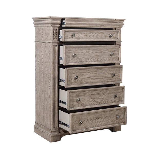 Kingsbury Brown Six Drawer Chest, image 6