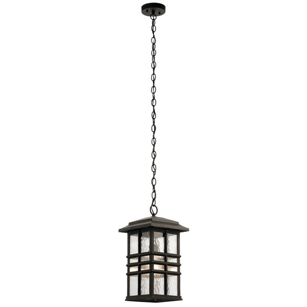 Beacon Square Olde Bronze 10-Inch One-Light Outdoor Hanging Pendant, image 1