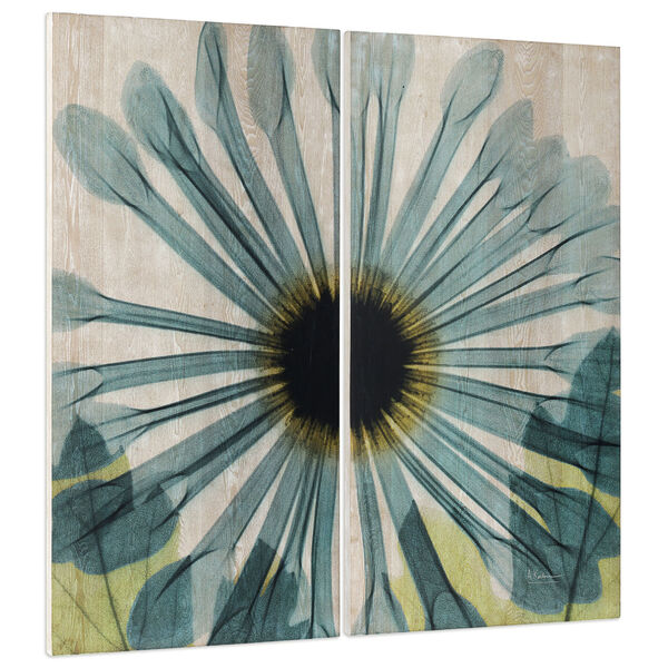 Wild Flower Giclee Printed on Hand Finished Ash Wood Wall Art, image 3