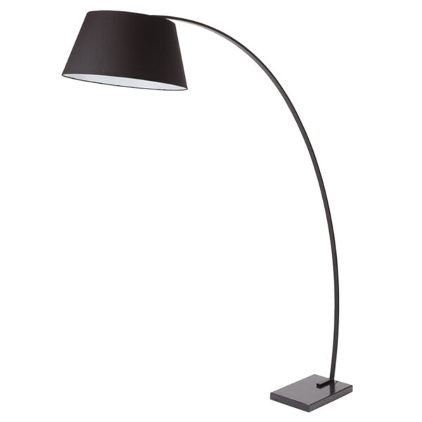 Evan Matte Black Three-Light Floor Lamp, image 5