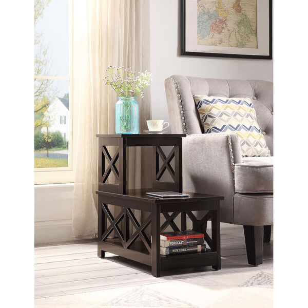 Oxford Espresso 24-Inch Chairside End Table, image 1