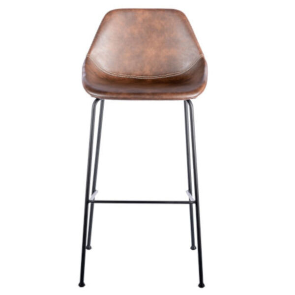 Emerson Brown Leatherette Bar Stool, Set of 2, image 1