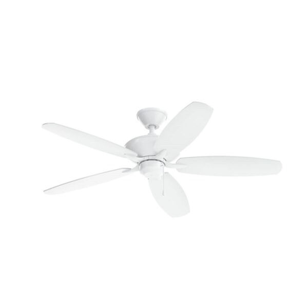 Renew Matte White 52-Inch Ceiling Fan, image 1