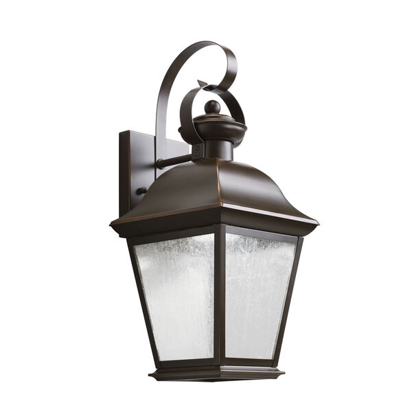 Mount Vernon Olde Bronze 7.5-Inch 28-Light LED Outdoor Small Wall Sconce, image 1