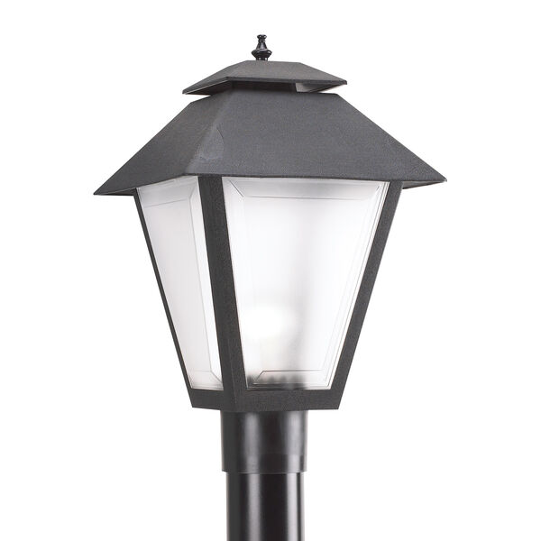 Polycarbonate Outdoor Black 11-Inch One-Light Outdoor Post Lantern, image 1