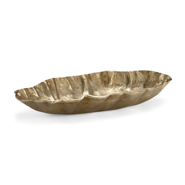 Gold 24-Inch Large Crater Bowl, image 1