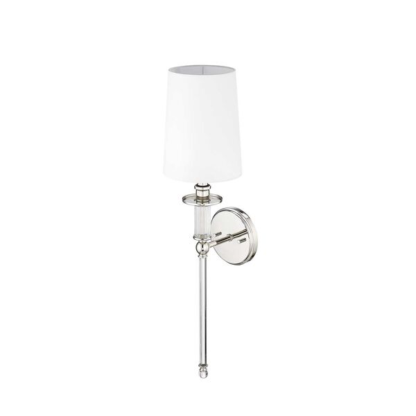 Polished Nickel Seven-Inch One-Light Wall Sconce, image 4