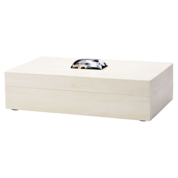 Constantine Cream Resin with Horn Accent Resin on MDF and Horn Box, image 1