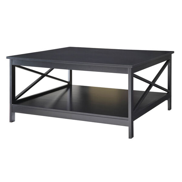 Selby Black 36-Inch Square Coffee Table, image 3